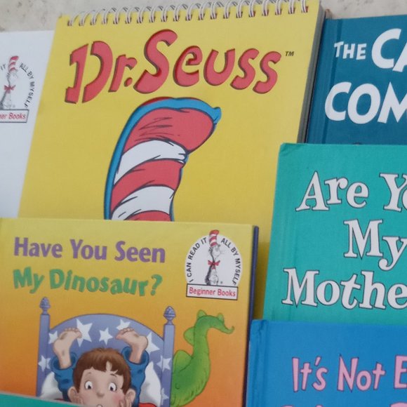 Dr. Seuss Hardcover Books + DVD + Stencil Bundle, Lot of 13 - Picture 6 of 6